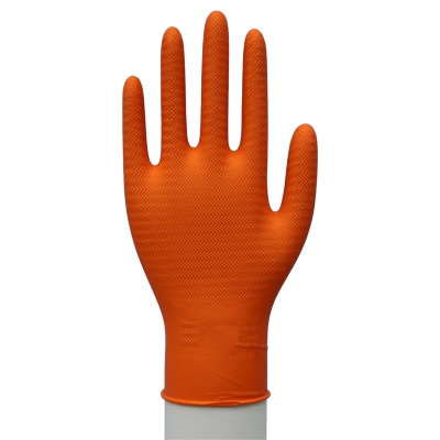 Orange nitrile mechanics gloves shop